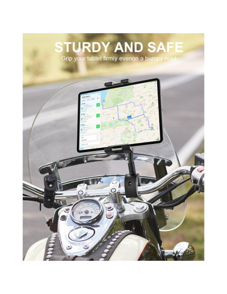 Soporte para Tableta Gooseneck Woleyi para Bicicleta 4-13"