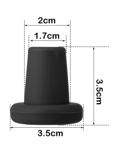 8 Tapones de Vino Silicona Yookeer Color Negro para Botellas 2