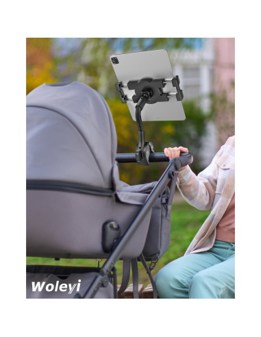 Soporte para Tableta Gooseneck Woleyi para Bicicleta 4-13"