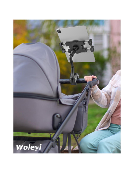 Soporte para Tableta Gooseneck Woleyi para Bicicleta 4-13"