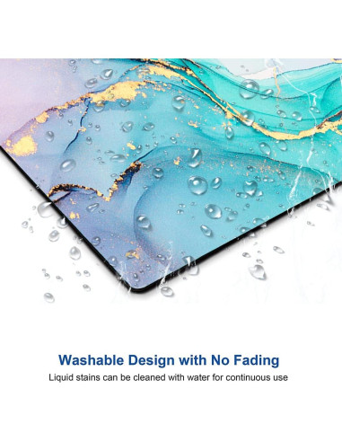 Alfombrilla de Ratón Armanza Mármol Azul Cian 24.1x20.1 cm