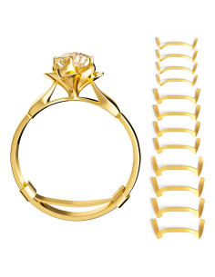 Conjunto de 12 Protectores de Anillo de Metal ELETIUO - 3 Tamaños