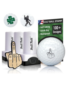Sello de Pelota de Golf Ball Tatt - Marcador Autoinking 3 Piezas