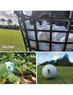 Sello de Pelota de Golf Ball Tatt - Marcador Autoinking 3 Piezas 2