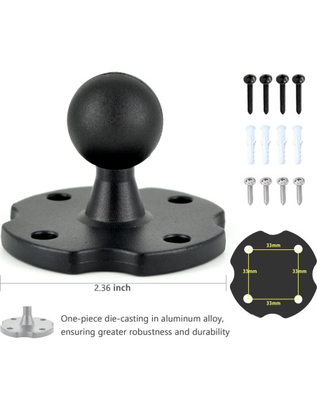 Soporte de Tablet VAUBORTTI de Aluminio 6.5"-12.9" Giratorio Soporte de Tablet VAUBORTTI de Aluminio 6.5"-12.9" Giratorio