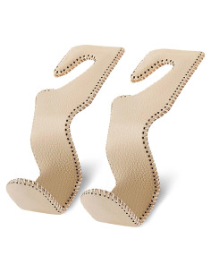 Gancho para bolso de coche Etre Jeune 2 paquetes beige