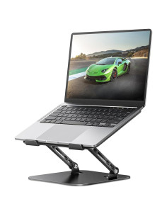 Soporte de Laptop Orlian ST01 Negro Ajustable Ergonómico