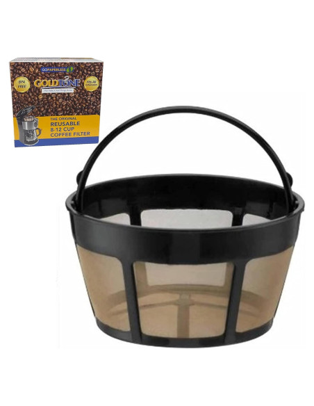 Filtro de café reutilizable GoldTone para 10-12 tazas - Acero inoxidable