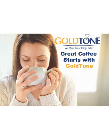 Filtro de café reutilizable GoldTone para 10-12 tazas - Acero inoxidable