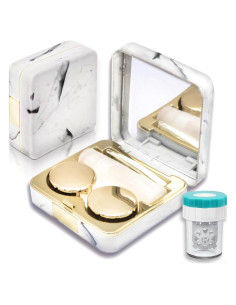 Estuche para Lentes de Contacto Vastsoon con Lavadora y Espejo