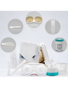 Estuche para Lentes de Contacto Vastsoon con Lavadora y Espejo 2