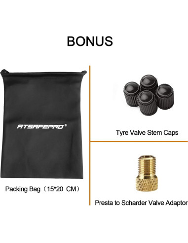 Manómetro de presión ATsafepro 30 PSI analógico 2.5"