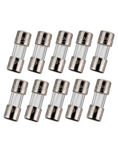 Fusibles de vidrio BOJACK 2.5A 3.6x10mm Paquete de 10