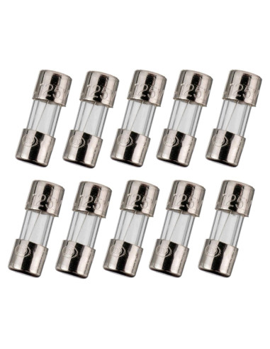 Fusibles de vidrio BOJACK 2.5A 3.6x10mm Paquete de 10