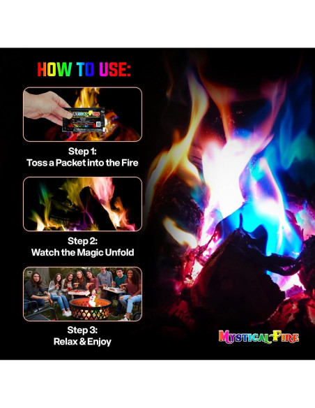 Paquete de 50 Paquetes de Fuego Mágico Mystical Fire