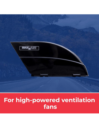 Cubierta de Ventilador Maxxair Fanmate 00-955002 Negra