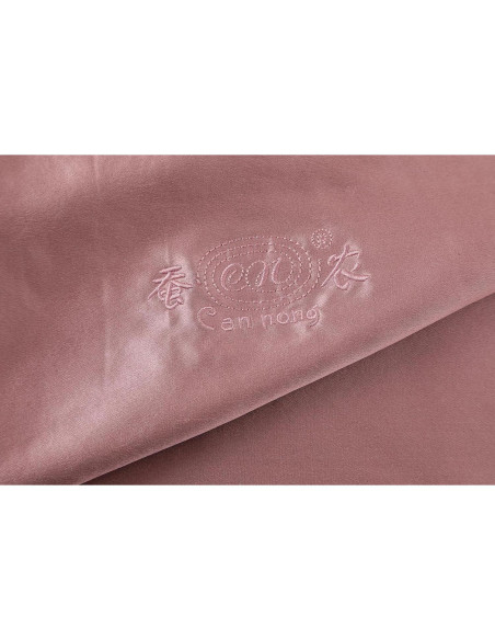 Funda de Almohada 100% Seda de Morera CANNONG Reina Marrón Funda de Almohada 100% Seda de Morera CANNONG Reina Marrón