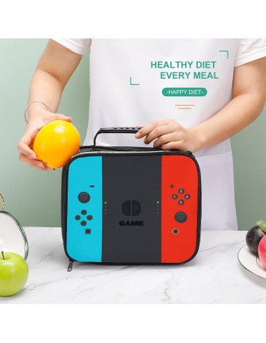 Bolsa de Almuerzo Luatdmx Juego-01 Impermeable Aislante 25x6.5x21cm