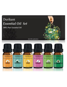 Set de Aceites Esenciales Naturales Durikant 6-Pack 9.86 ml
