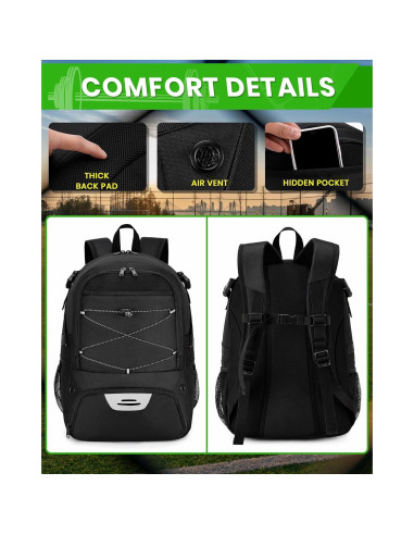 Mochila Deportiva Hsmihair Zqbn-all-600d Resistente al Agua