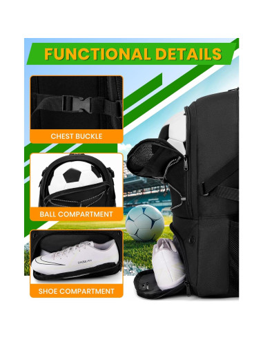 Mochila Deportiva Hsmihair Zqbn-all-600d Resistente al Agua