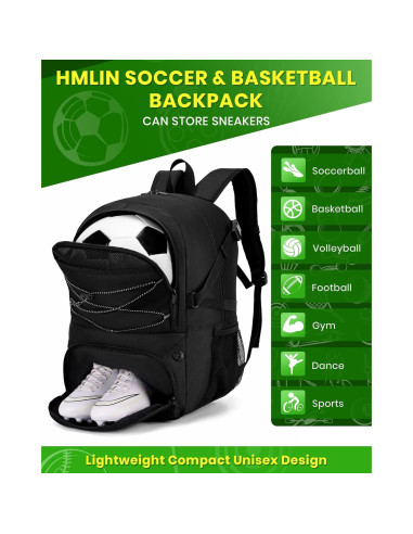 Mochila Deportiva Hsmihair Zqbn-all-600d Resistente al Agua