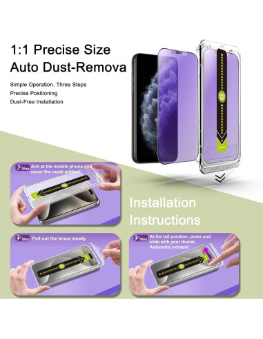 Protector de Pantalla Mate Anti Luz Azul SY SHANGYAN 2-Pack