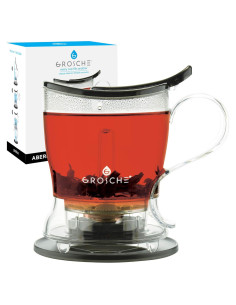 Tetera Infusor de Té GROSCHE Aberdeen 525 ml Libre de BPA Negro