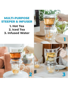 Tetera Infusor de Té GROSCHE Aberdeen 525 ml Libre de BPA Negro 2