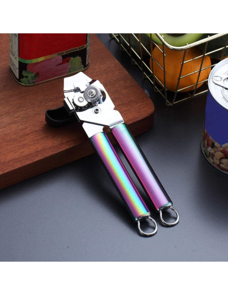 Abrelatas Manual Berglander de Acero Inoxidable Arcoíris