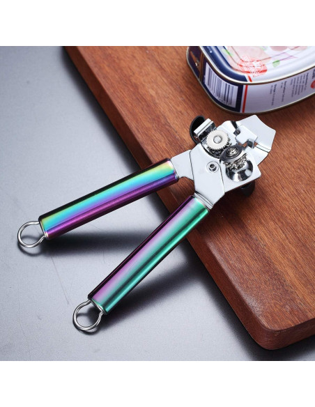 Abrelatas Manual Berglander de Acero Inoxidable Arcoíris