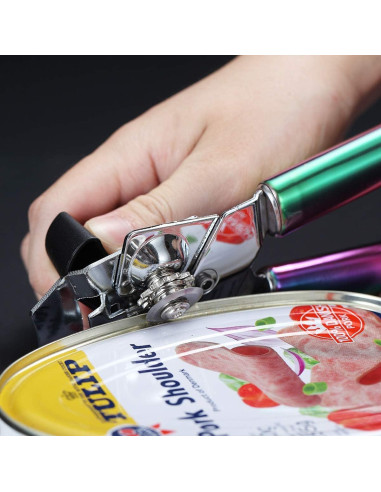 Abrelatas Manual Berglander de Acero Inoxidable Arcoíris