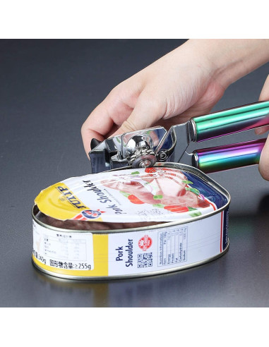 Abrelatas Manual Berglander de Acero Inoxidable Arcoíris