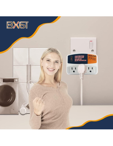 Protector de Sobretensión BXST V008 15A 1800W 140J