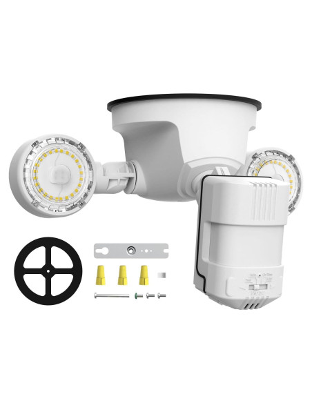 Luz de Seguridad LED SANSI 15W 2000LM con Sensor de Movimiento