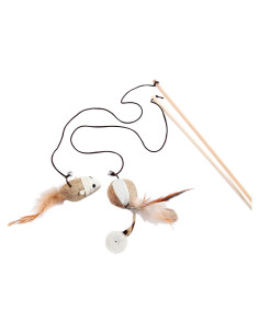 Juguete para Gato LukPaw Set 2 Varitas Sisal Natural