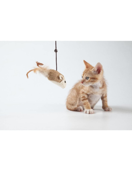 Juguete para Gato LukPaw Set 2 Varitas Sisal Natural