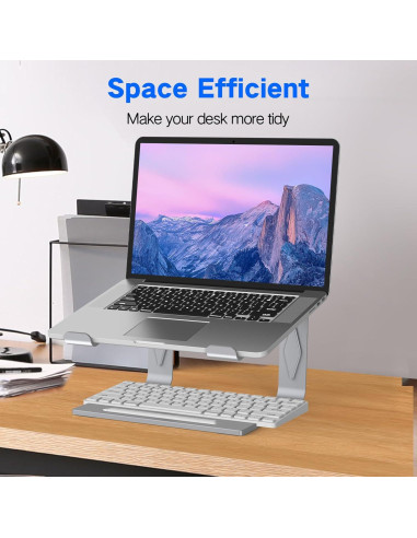 Soporte para Laptop Tonmom Metal Ergonómico 15.6" Ventilado