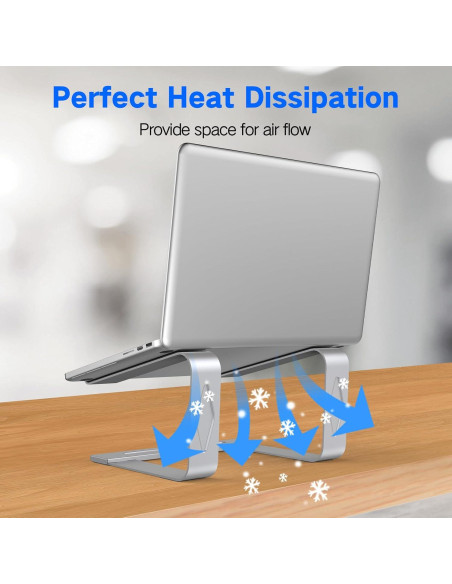 Soporte para Laptop Tonmom Metal Ergonómico 15.6" Ventilado
