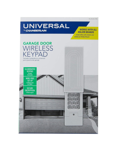Teclado Inalámbrico Chamberlain KLIK2U Clicker Blanco