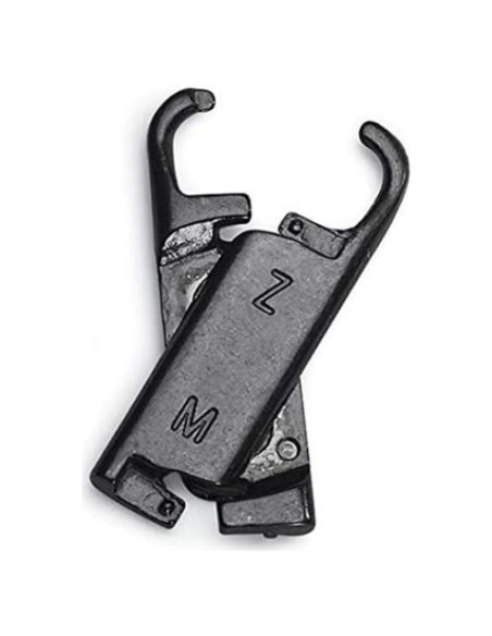 Tiradores de Cremallera Reemplazo SAGEFINDS Metal Negro Paquete de 3