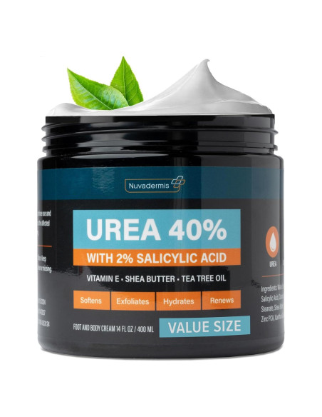 Crema de Urea Nuvadermis 40% para Pies Secos 396g Crema de Urea Nuvadermis 40% para Pies Secos 396g