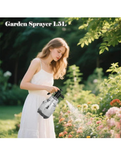 Pulverizador de Mano MRPAPA 1.5L con Boquilla Ajustable - 2PCS 2