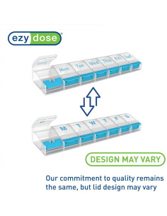 Organizador de Pastillas Semanal Ezy Dose XL AM/PM 7 Días 2