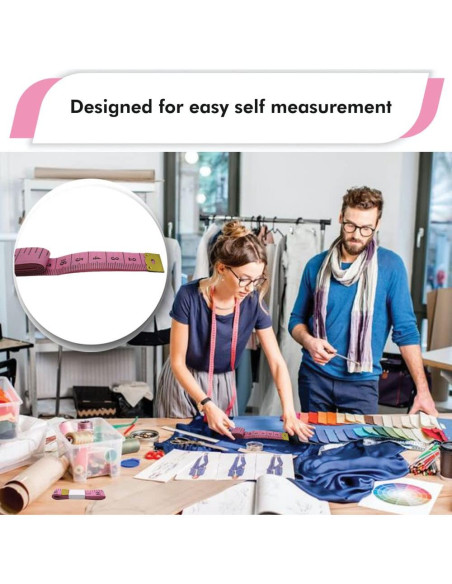 Cinta Métrica Doble Cara Gadgetime 1.6m Rosa Claro Cinta Métrica Doble Cara Gadgetime 1.6m Rosa Claro