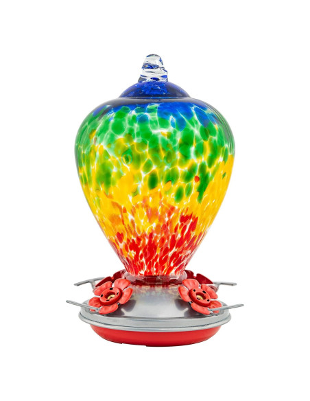 Alimentador de Colibrí LaElvish Garden Vidrio 0.95kg Colgante