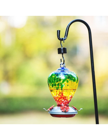 Alimentador de Colibrí LaElvish Garden Vidrio 0.95kg Colgante