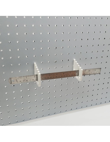 Soporte de Almacenamiento para Reglas Genérico 5 Espacios Blanco Mate