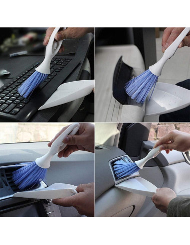 Juego de Mini Escoba y Recogedor PINVNBY para Mascotas