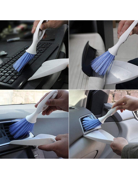 Juego de Mini Escoba y Recogedor PINVNBY para Mascotas